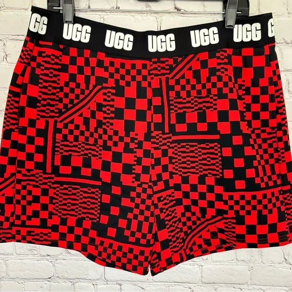 UGG Chrissy Check Boyfriend Shorts--XL - Picture 7 of 13